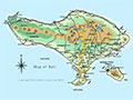  Routenplan "Das Versteckte Bali" 