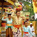 Tempelzeremonie auf Bali 